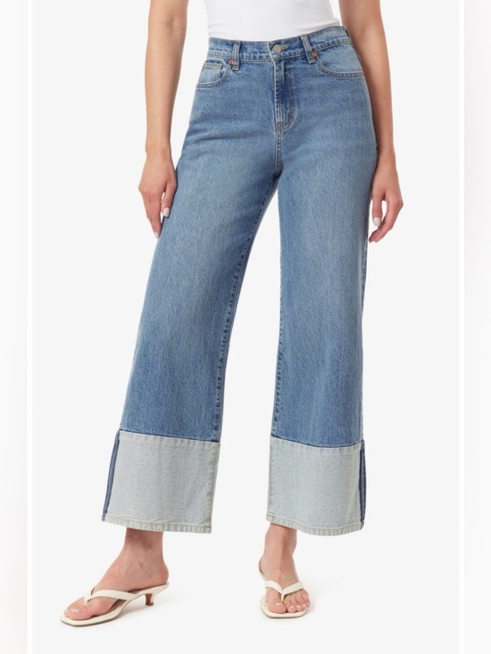 Habitual Ankle Cuff Wide Leg Jeans Size 10